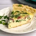 Crustless Spinach and Bacon Quiche Squares - amycaseycooks