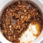 Microwave Apple Crisp For One - The Gunny Sack