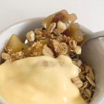 Microwave Apple Crumble for One - Crunch & Cream