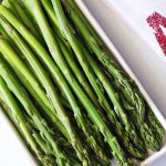 Asparagus salad with spring herbs & poached egg