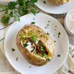 Easy Microwave Baked Potato - Meatloaf and Melodrama