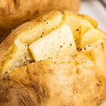 Microwave Baked Potato - Baking Mischief