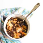 Microwave Single-Serve Bread Pudding - Cupcake Diaries