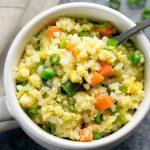 How to Make Cauliflower Fried Rice in the Microwave - Kirbie's Cravings
