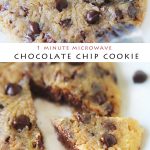 1-Minute Microwave Chocolate Chip Cookie in Mug - Eggless Recipe - Eugenie  Kitchen