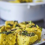 Instant Khaman Dhokla In Microwave/ Khaman Dhokla with Curd - Annapurnaz