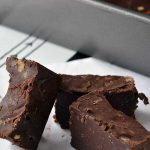 Peppermint Microwave Fudge