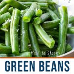 Microwave Fresh Green Beans | Love Food Not Cooking