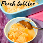 Microwave 3-Ingredient Peach Cobbler | Just Microwave It