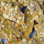 Easy Microwave Peanut Brittle with Chocolate - Munchkin Time