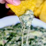 Spinach-Artichoke Dip Stuffed Mushroom Caps | Nerdtastic Noms