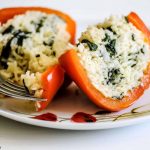 Microwave Stuffed Peppers for One - Crunch & Cream