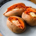 How to Make a Microwave Sweet Potato - Baking Mischief