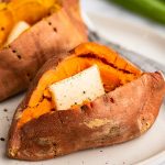 How to Make a Microwave Sweet Potato - Baking Mischief