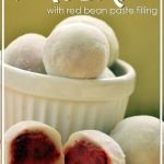 Mochi with Red Bean Filling | Kiss The Foodie