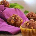 Gluten-free muffins, Teff flour, chocolate and nuts | WatUseeFoods