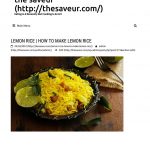 lemon rice| how to make lemon rice at home by thesaveur.com - issuu