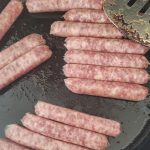 How long do you cook raw sausage in the microwave?