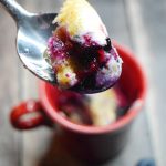 Blueberry Pancake in a Mug | Just Microwave It