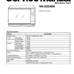 Panasonic NN-DS596MZPE Service Manual — View online or Download repair  manual