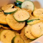 Parmesan Zucchini and Summer Squash in the Microwave - Eat at Home