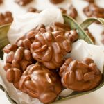 Chocolate-Covered Peanut Clusters | Brunette Who Bakes