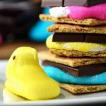 Microwave Peep S'mores - Pies and Plots