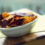 The Perfect Pear: Beet and Carrot Chips! (made in the microwave!!)