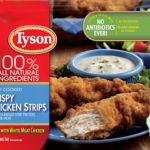 Tyson Recalls Nearly 12 Million Pounds of Frozen Chicken Strips