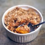Microwave 3-Ingredient Peach Cobbler | Just Microwave It