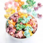 RAINBOW POPCORN for a rainbow or unicorn party. With video.