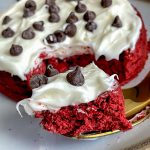 Healthy Red Velvet Protein Mug Cake - Lauren Fit Foodie