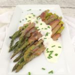 Asparagus salad with spring herbs & poached egg