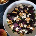 Roasted Beet and Walnut Salad | Cashews & Quinoa