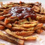 Microwave Sweet Potato Fries | Please Pass the Tofu