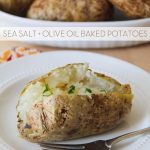 The Baker Upstairs: sea salt and olive oil baked potatoes