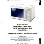 SHARP R-885 OPERATION MANUAL WITH COOKBOOK Pdf Download | ManualsLib