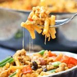 Turkey Skillet Mac and Cheese - One Pot Turkey Skillet Mac and Cheese