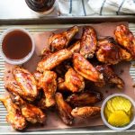 Bourbon Maple Air Fryer Chicken Wings - Foodness Gracious