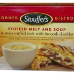 REVIEW: Stouffer's Corner Bistro Stuffed Melt and Soup Steak & Swiss  Stuffed Melt with Broccoli Cheddar Soup - The Impulsive Buy