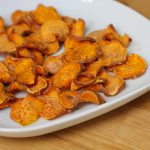 easy, homemade microwave sweet potato chips | Sweet Anna's