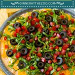 Taco Dip Recipe - Dinner at the Zoo