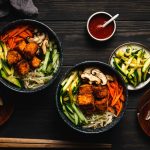 Vegan Bibimbap with Spicy Tempeh - Ellie Likes Cooking