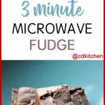 Three Minute Microwave Fudge Recipe | CDKitchen.com