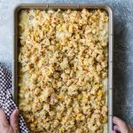 Stuffing Topped Mac n Cheese with Turkey Leftovers - Foodness Gracious