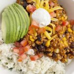 Turkey Taco Burrito Bowls - Together as Family