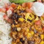 Turkey Taco Burrito Bowls - Together as Family