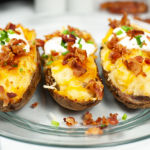 Shrimp Stuffed Baked Potato -