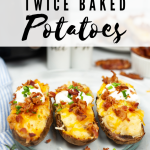 Broccoli Cheese Twice Baked Potato - I Am Homesteader