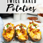 7 Minute Recipe • Microwave Baked Potato • Loaves and Dishes